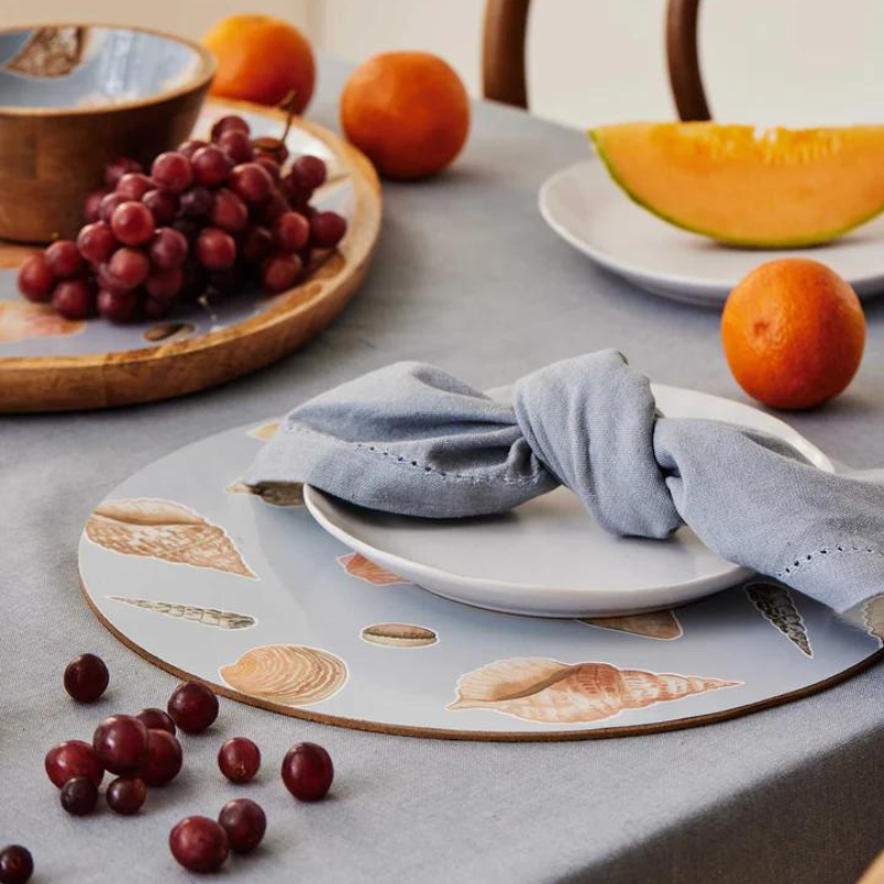 Placemat Shelly Beach Rnd S/4