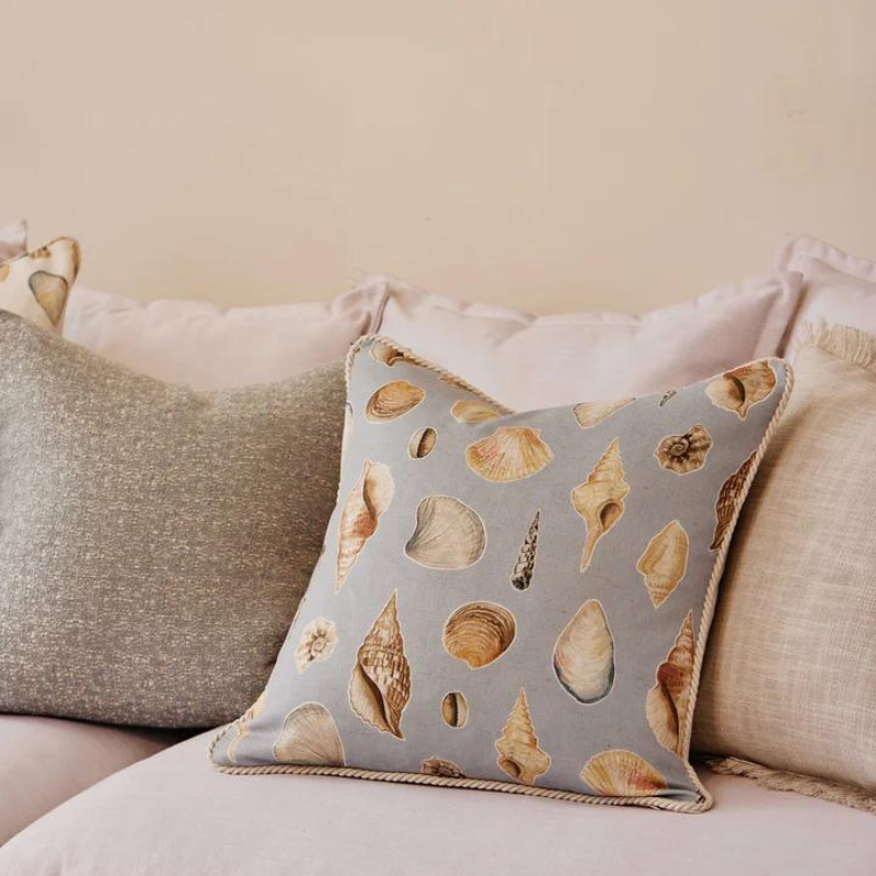 Cushion Shelly Beach Blue 50cm