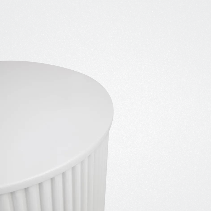 Side Table Round White Nomad