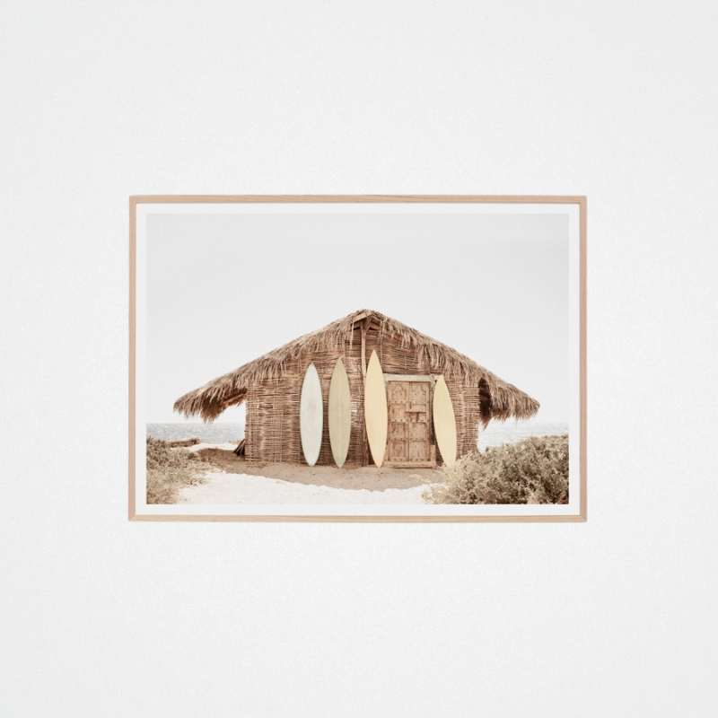 Print Surf Hut Raw 87x122