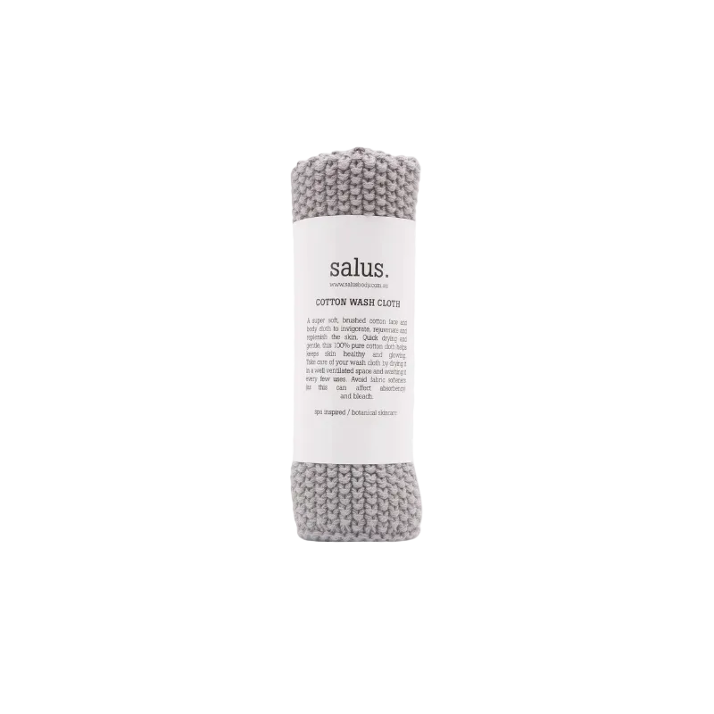 Wash Cloth Cotton Grey