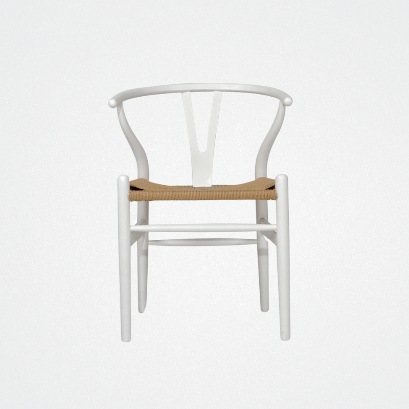 Chair Wishbone Design White