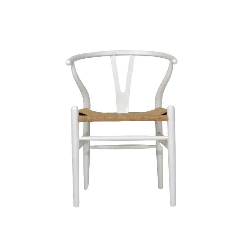 Chair Wishbone Design White