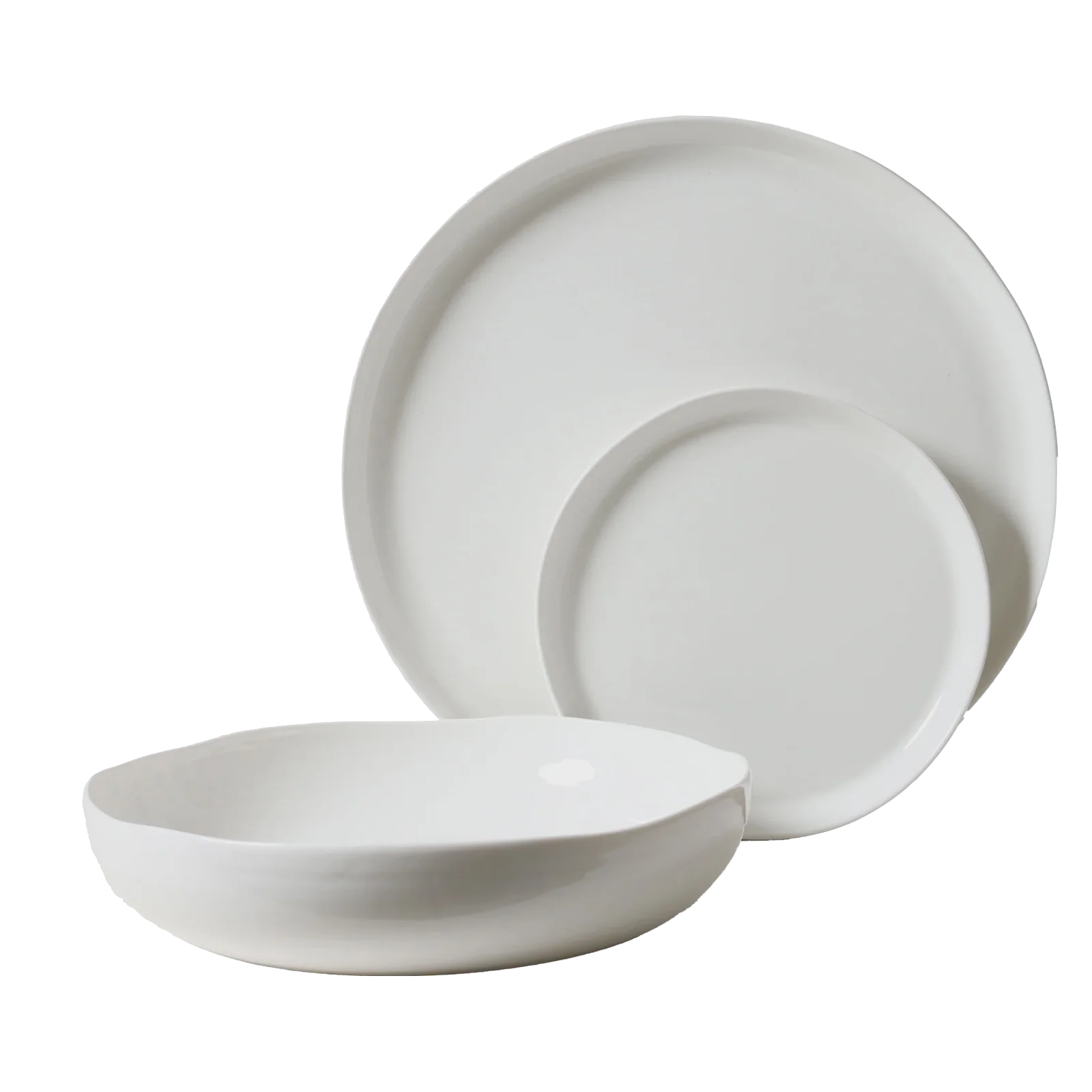 Dinner Set 12 Piece White Make & Made