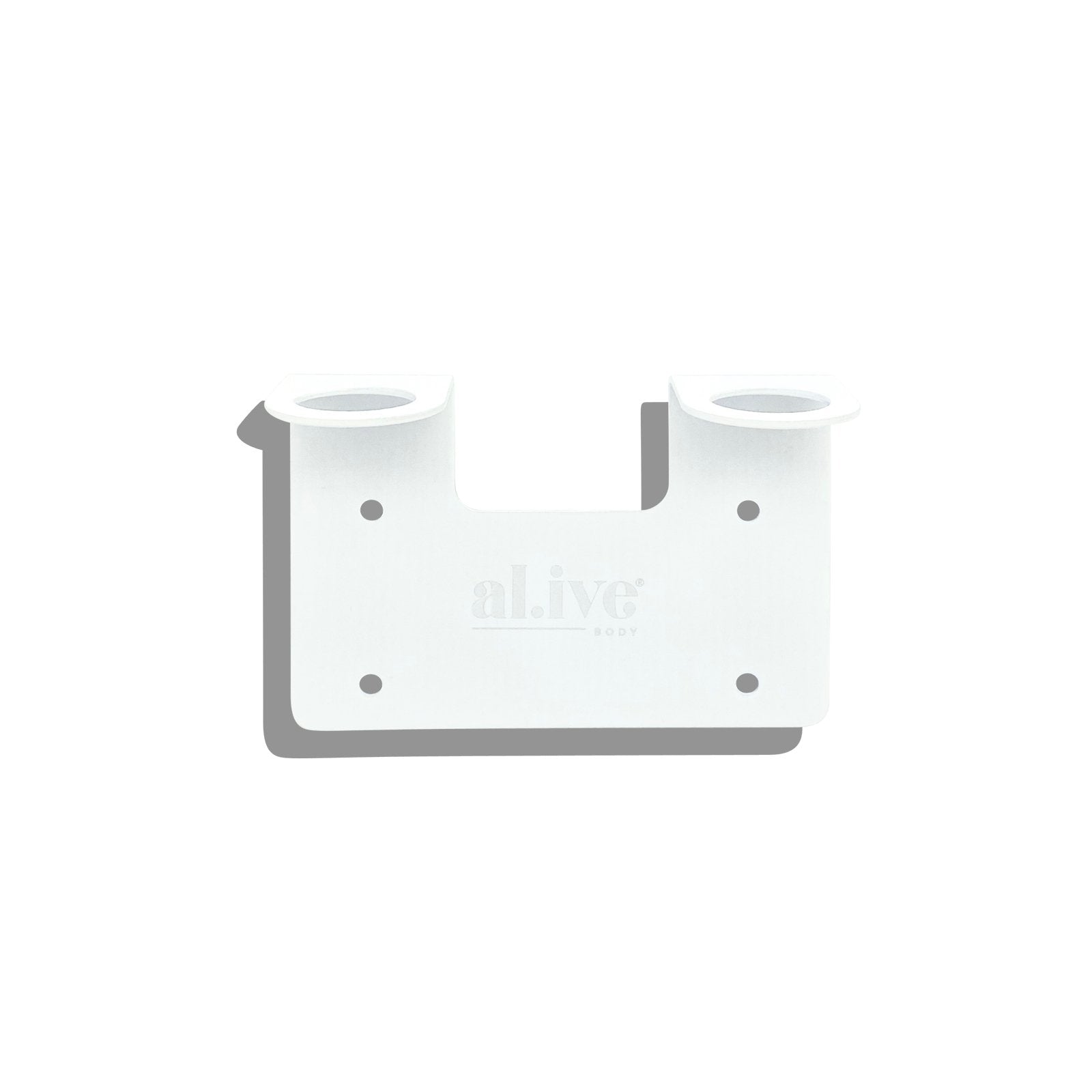 Double Wall Holder White