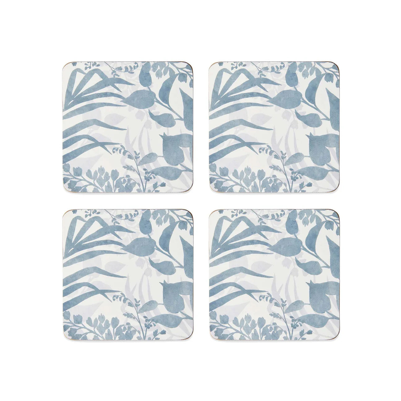 Coasters Isle Blue Sq. Set/4