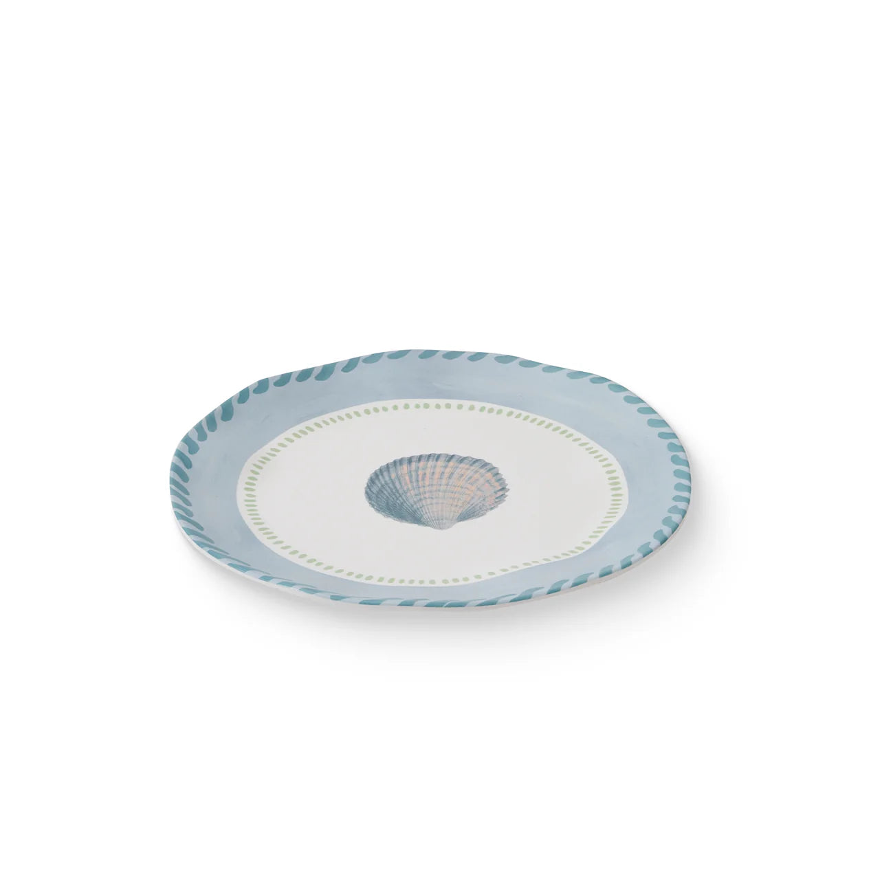 Plate Melamine La Mer Cockle Sml