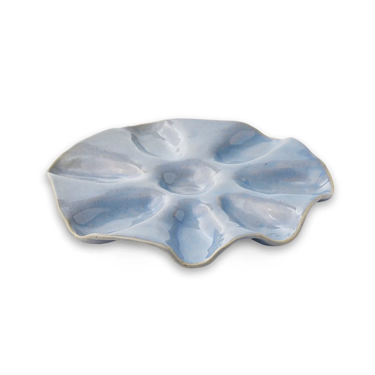 PLATE SULLIVAN LIGHT BLUE OYSTER