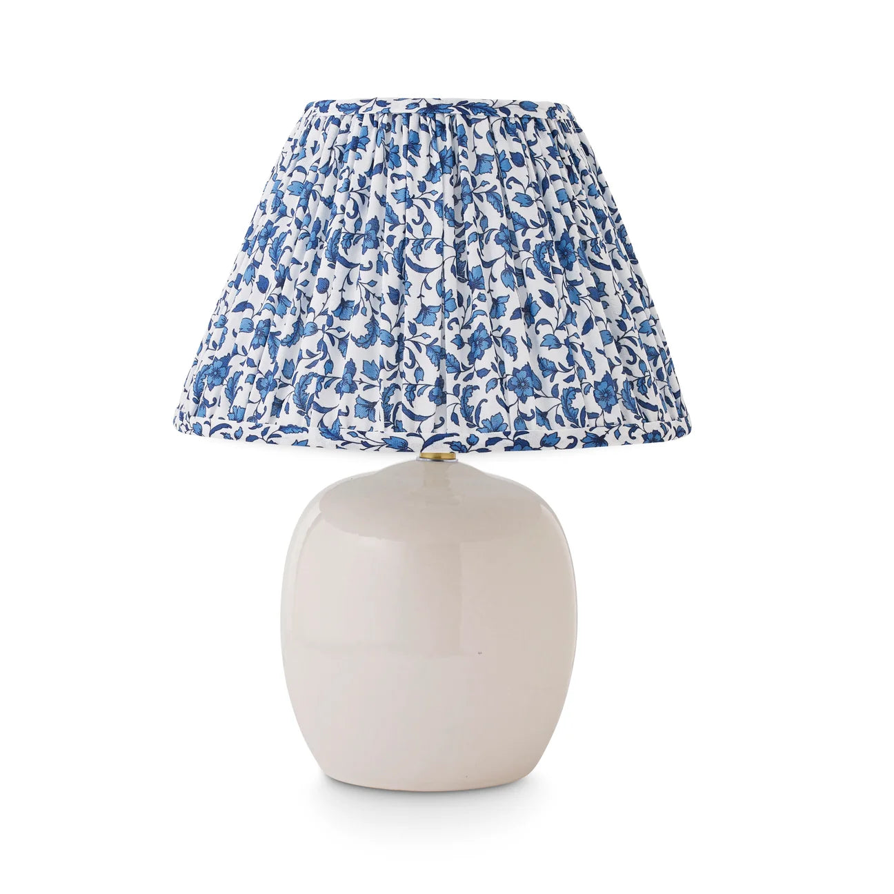 Table Lamp Elma Blue Pleated