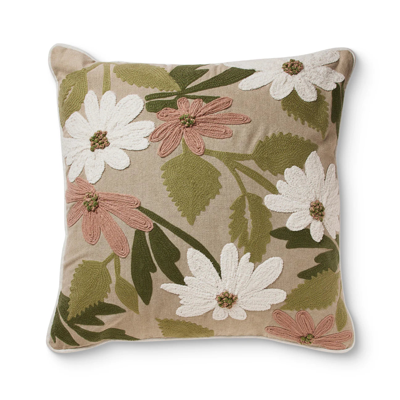 Cushion Harriet Multi Embroidered 50cm