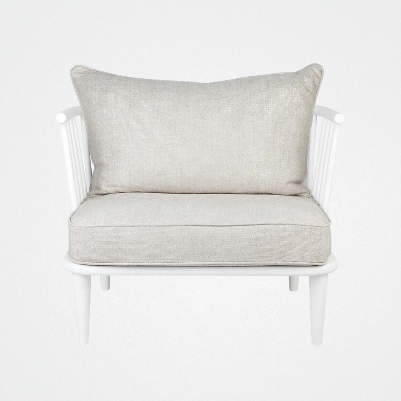 Chair Pavillion White Nat/Linen