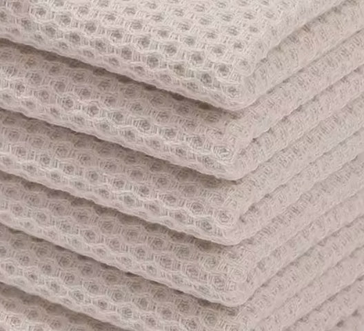 Dishcloth Waffle 100% Cotton Beige