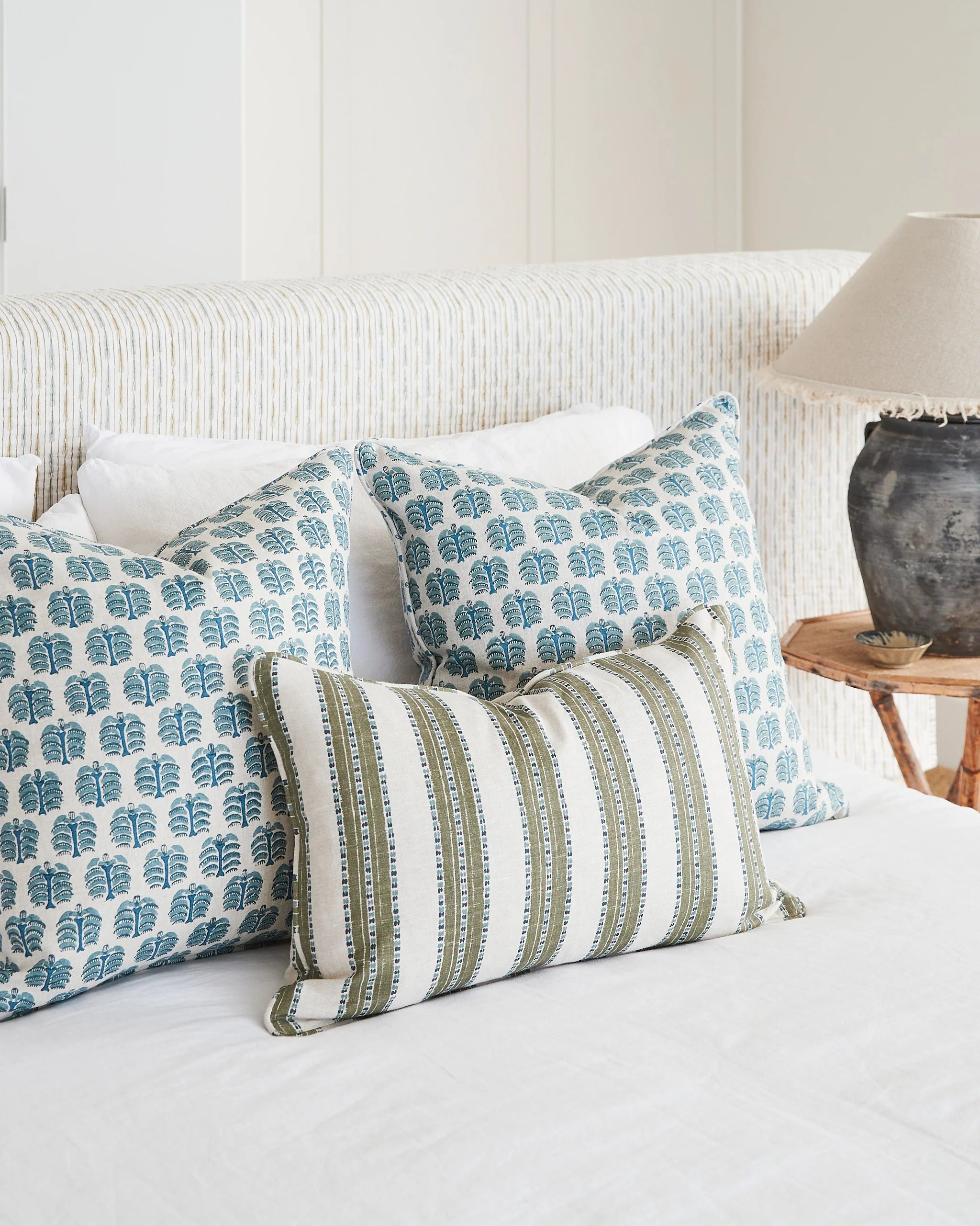 Cushion Kesula Slate Linen 35x55