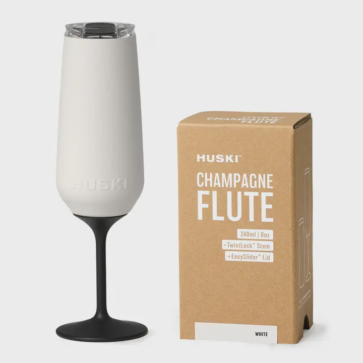 Champagne Flute Huski - White