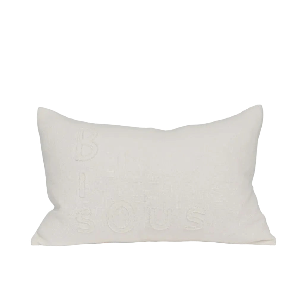 Cushion Bisous White 40x60