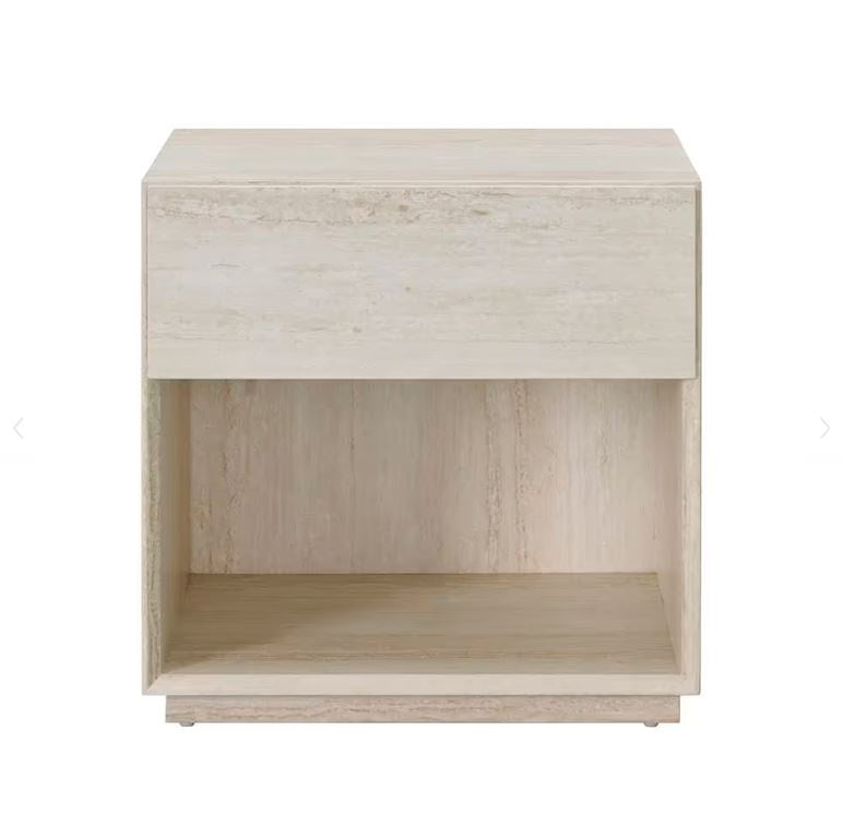 Bedside Table Artemis Travertine