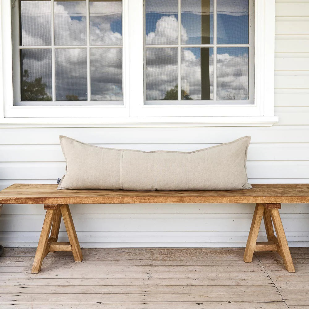Cushion Lumbar Luca Natural 120x40cm