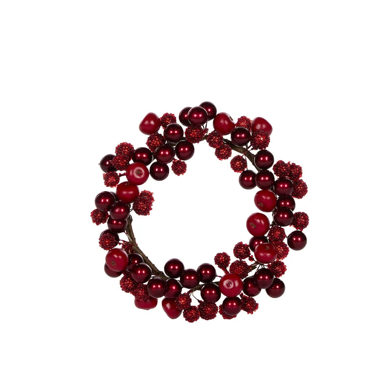 11cm Crimson Berry Wreath