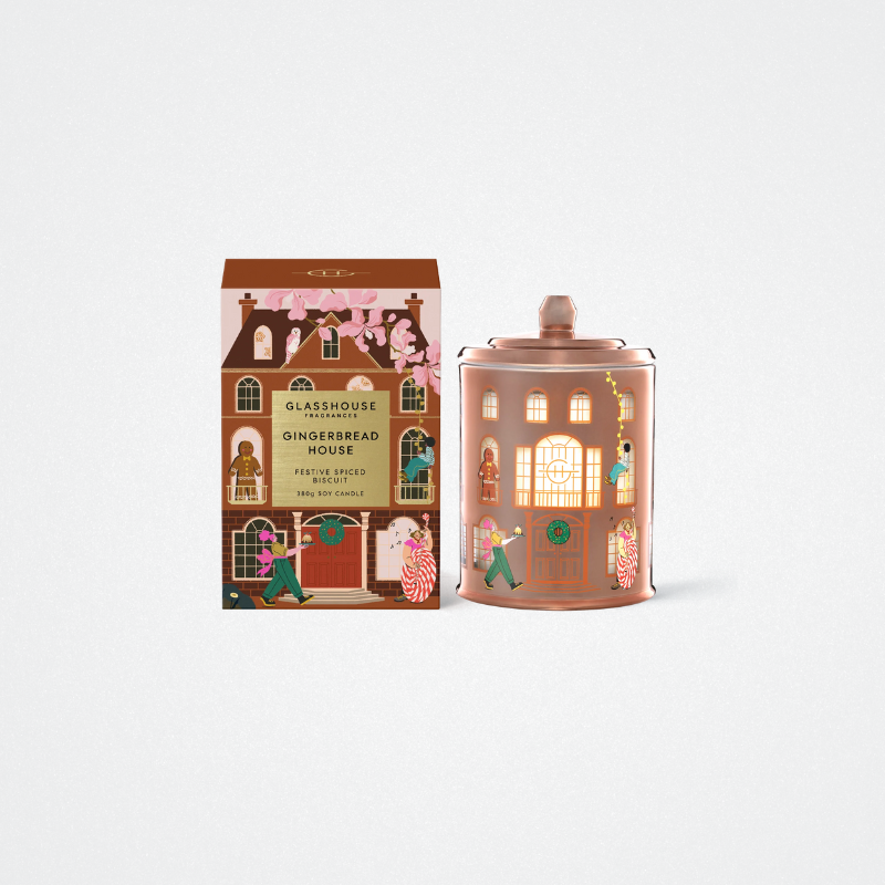 Candle 380g Gingerbread House