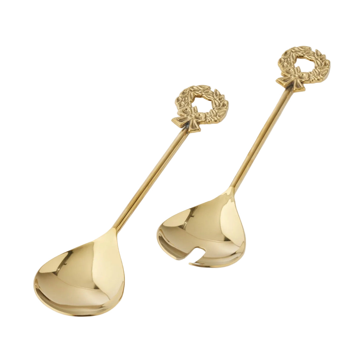 XMAS Salad Servers Holiday Garland S2