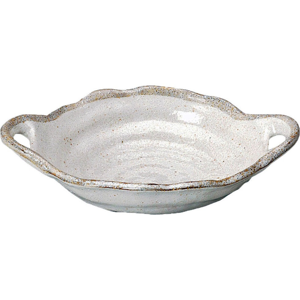 Serving Dish With Handle Shirokaratsu Sml