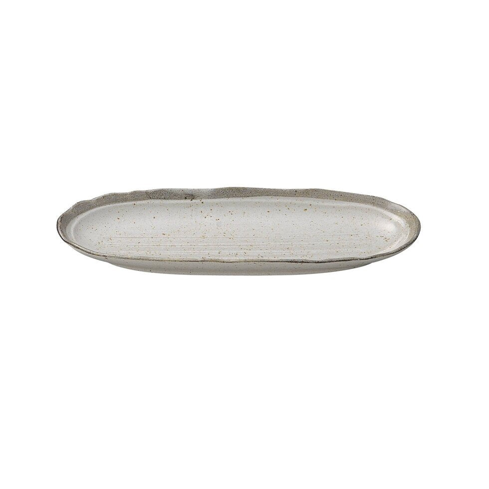 Plate Long Oval Shirokaratsu