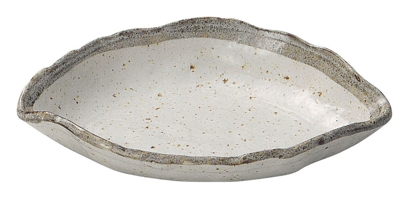 Plate Shirokaratsu Leaf