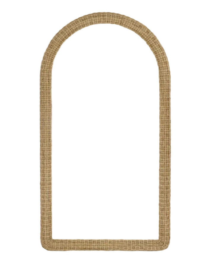 Mirror Long Island Arch Rattan
