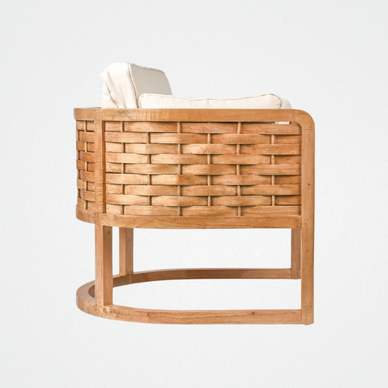 Occasioanl Chair Natural Weave