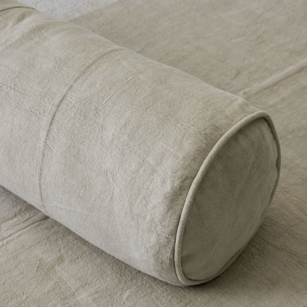 Bolster Luca Linen Putty 20x60cm