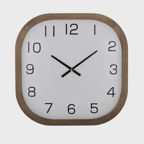 Clock Lincoln Wood 60cm