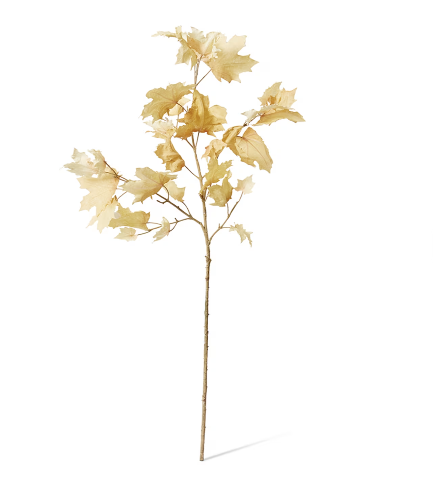 Maple Autumn Leaf Branch Cream 112cm