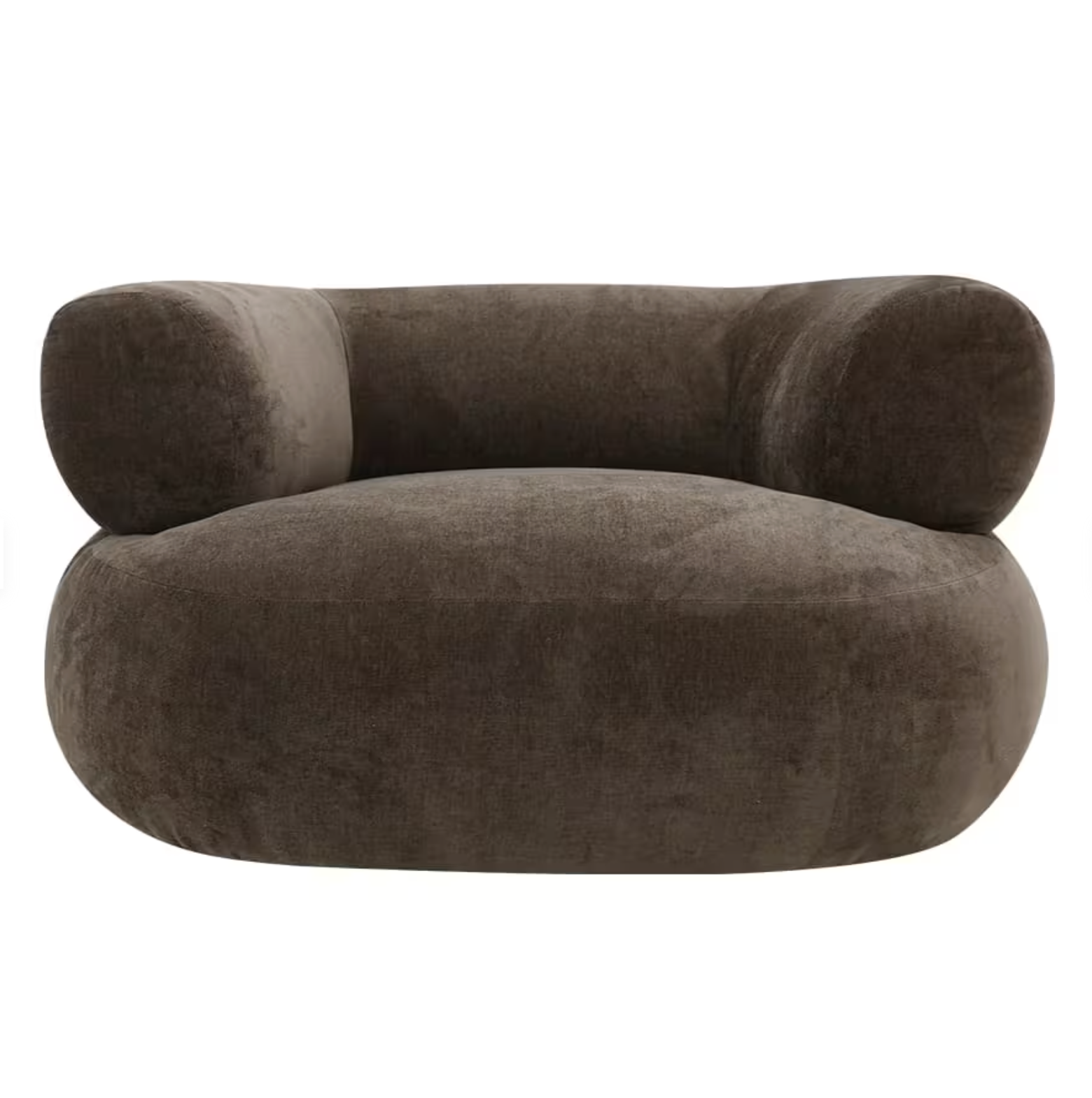 Armchair Colette Muse Chocolate Swivel