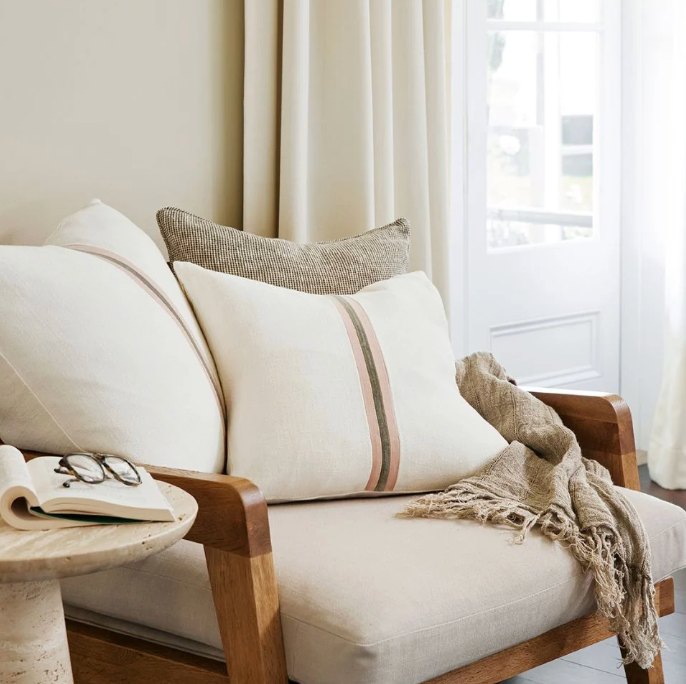 Throw Aira Linen Natural 130x200