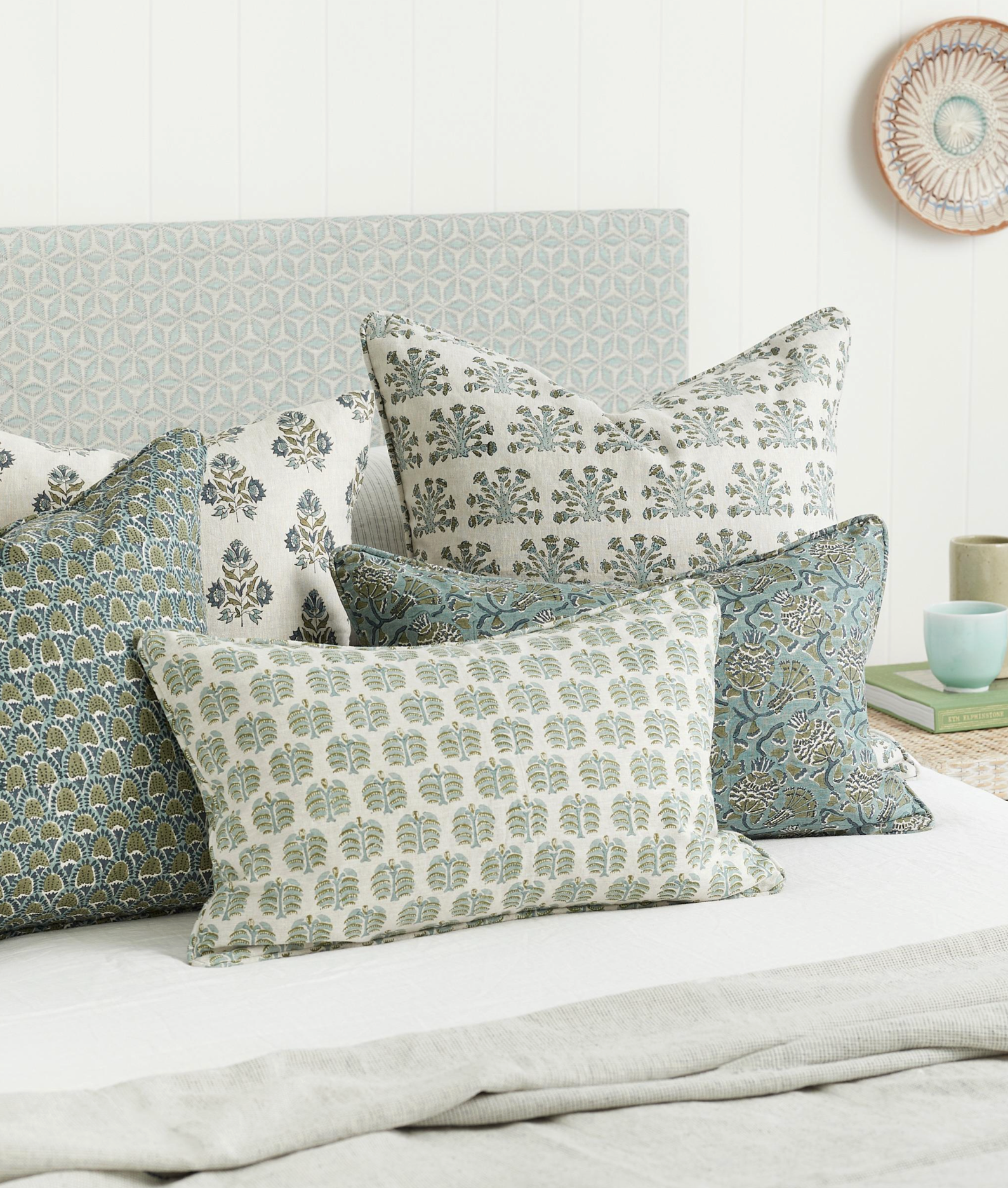 Cushion Samode Slate Linen 55cm