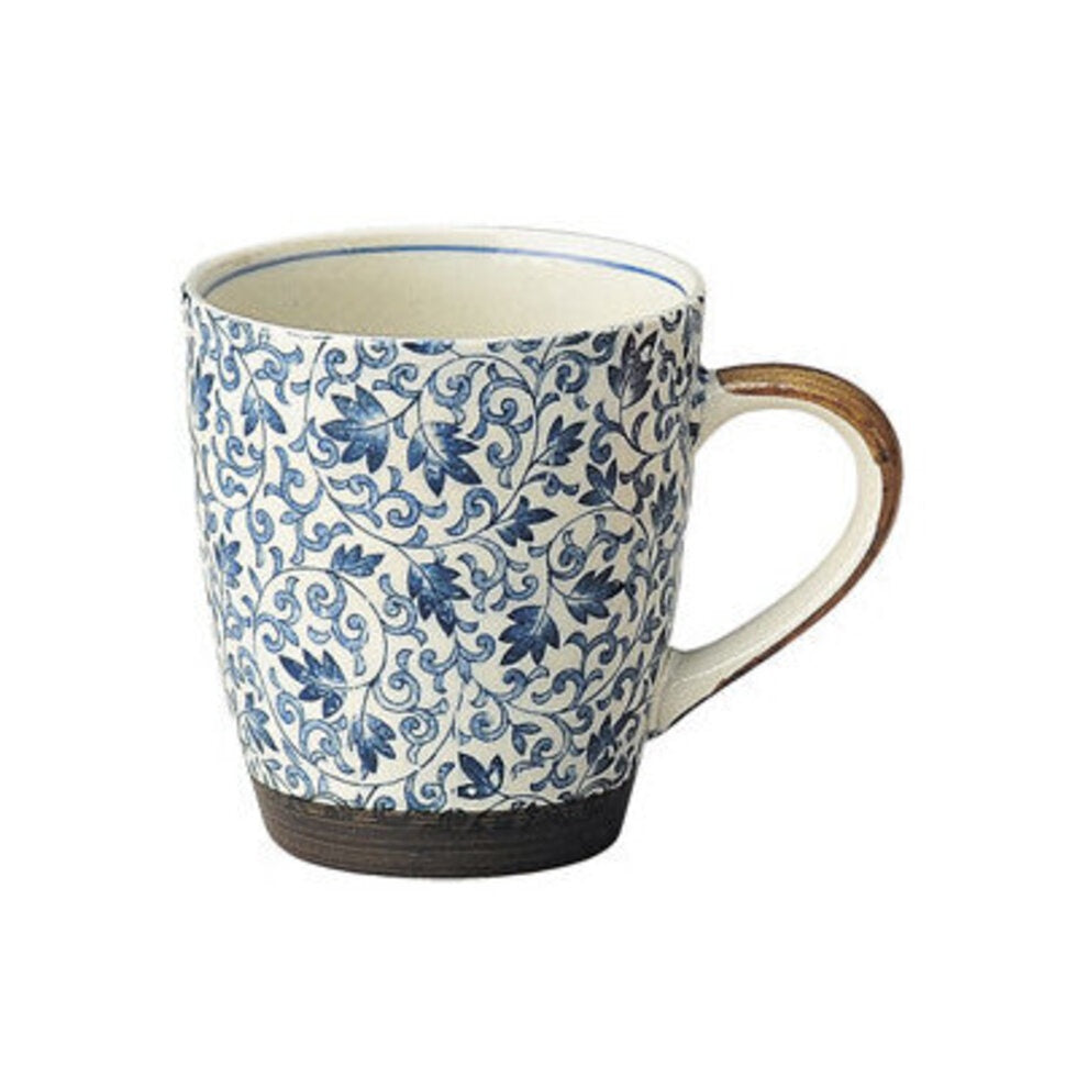 Mug Tsurukarakusa Navy