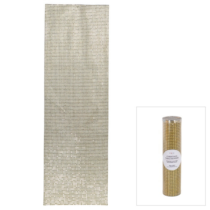 Table Runner Diamonte Gold
