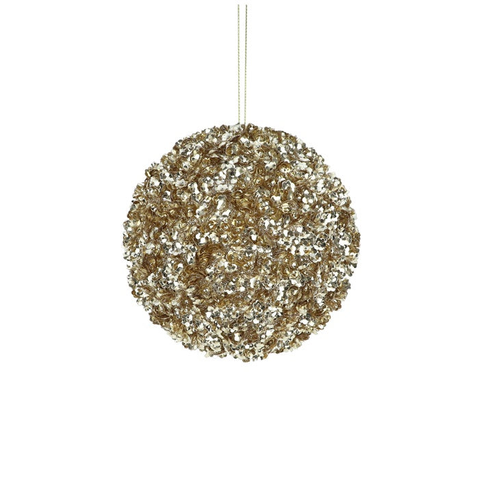 Ball Beaded Sequin Champagne Sml