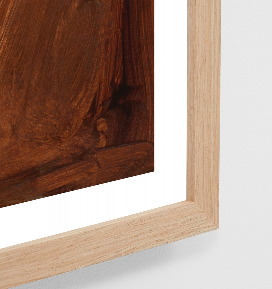 Print Abstract Tabletop Orange 1 87x122cm