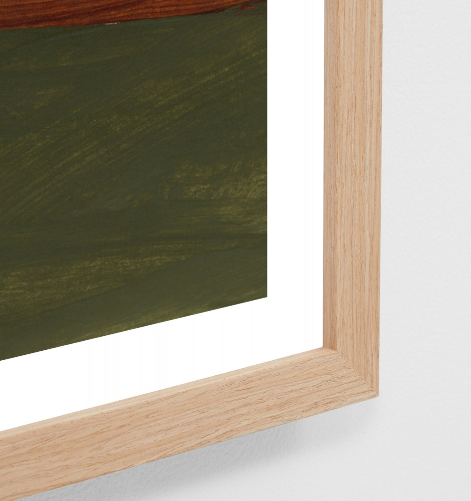 Print Abstract Tabletop Orange 2 87x122cm