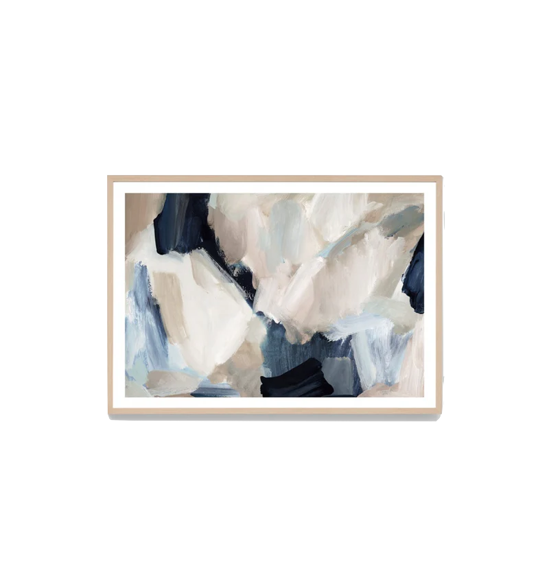 Print Allegra Blue 87x122cm
