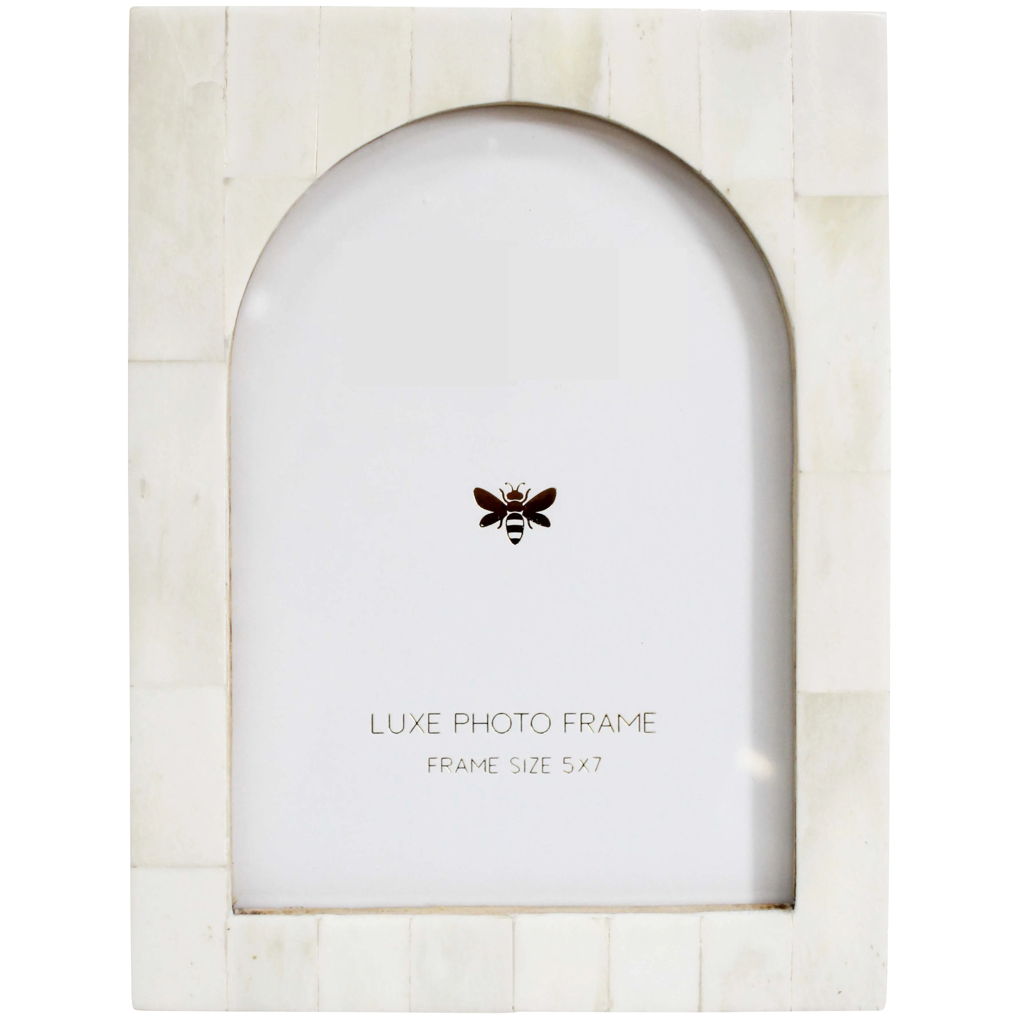 Photo Frame Arch Bone 5x7