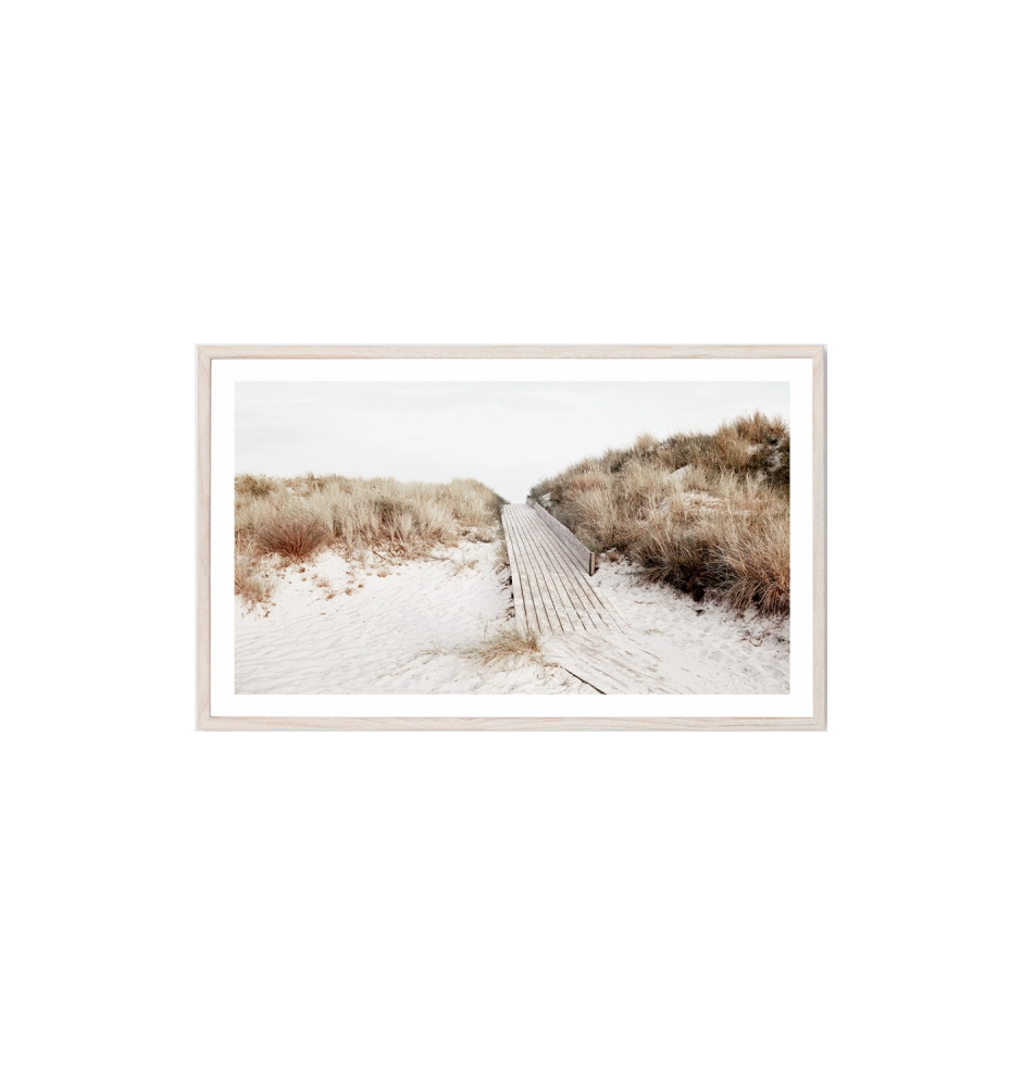 Beach Trail  White Wash 113x69