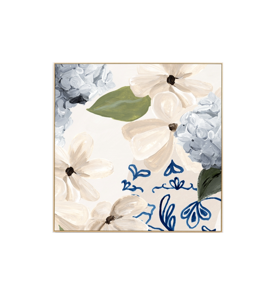 Canvas Botanic Blue 1 120x120