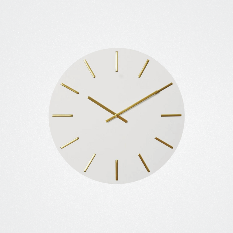 Clock Maddox 50cm Wht