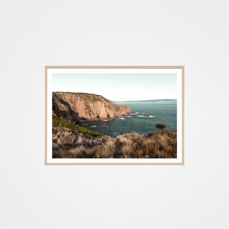 Print Coastal Hike Raw 122x87