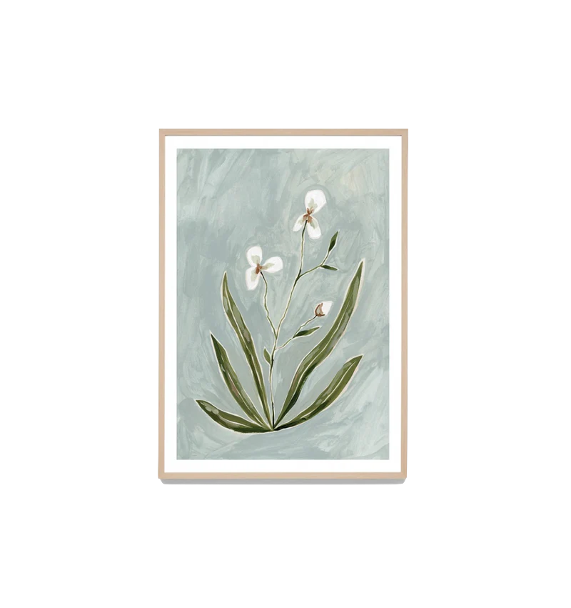 Print Dainty Blooms Blue 2 (G3) Raw