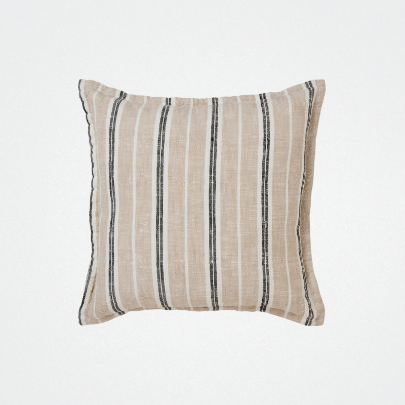 Cushion Darcy Oatmeal/Charcoal 50cm