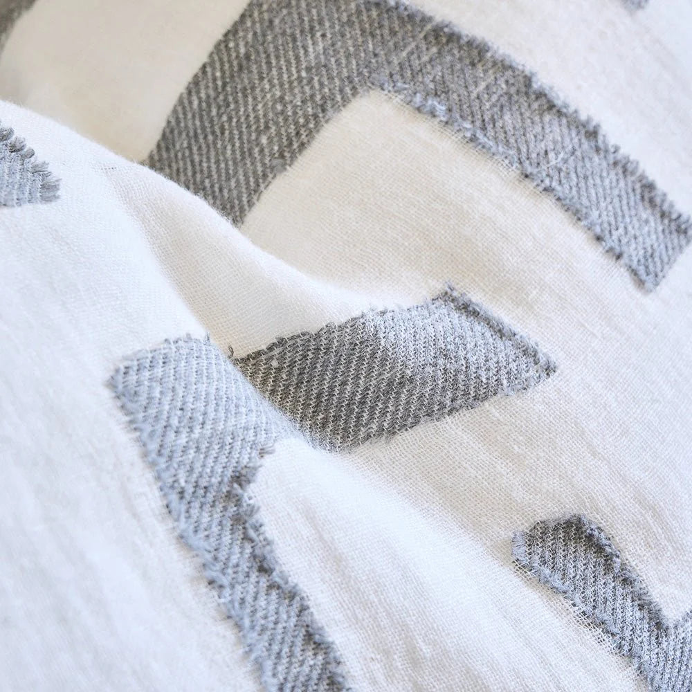 Cushion Antico Wht/Slate 40x60