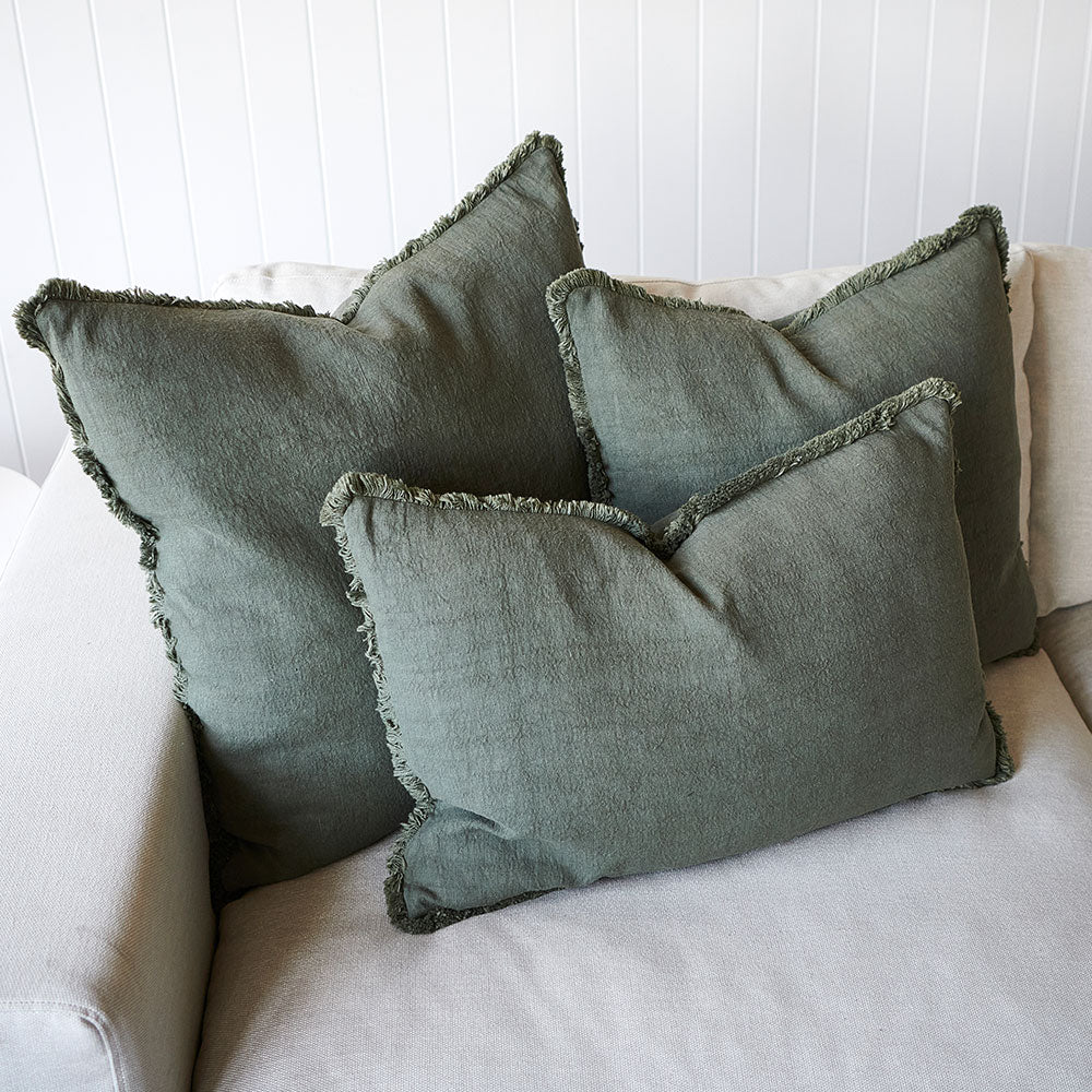 Cushion Luca Linen Khaki 40x60